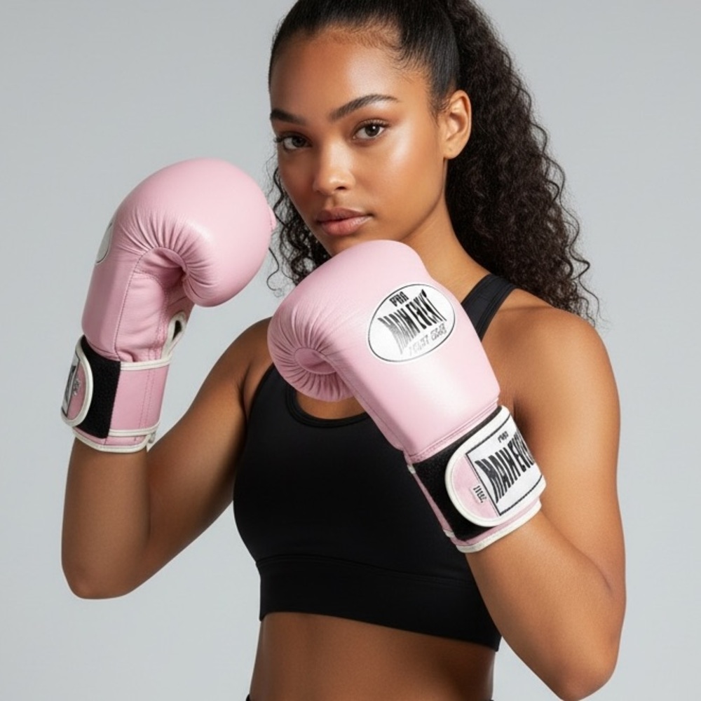 Pro Main Event Pink Boxing Kickboxing Gloves 14 oz